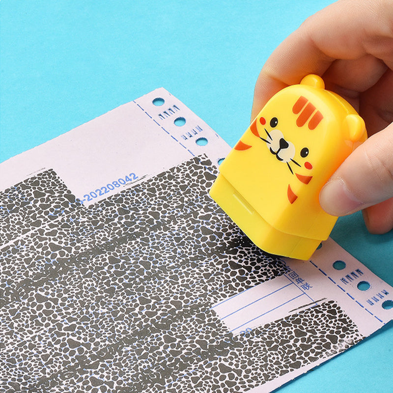 Mini Cartoon ID Protection Roller Stamp