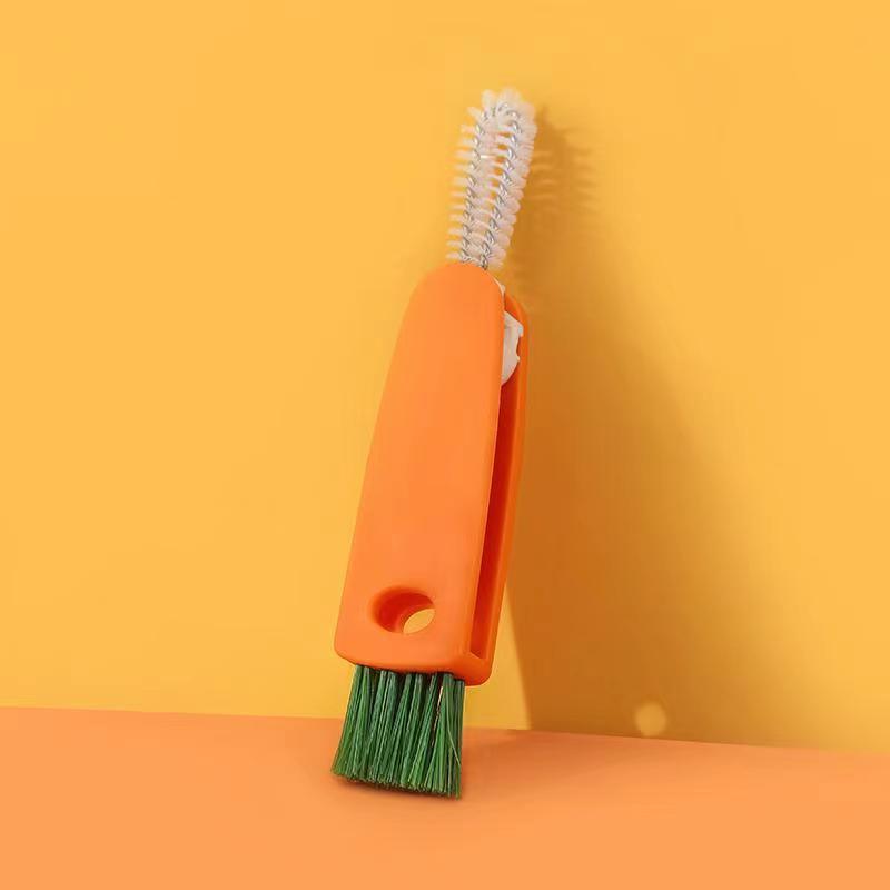 Creative 3-in-1 Multifunctional Cup Lid Cleaning Brush