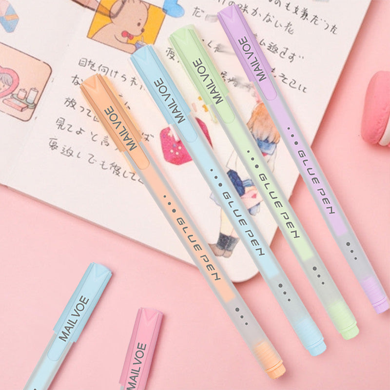 Set of 6 PCS Precision Glue Pen