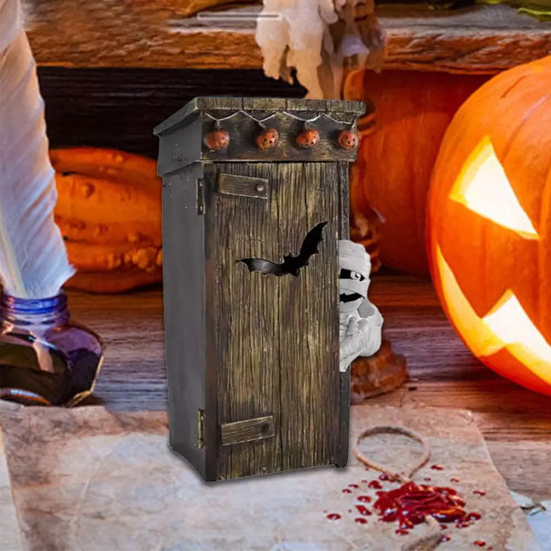 💀Funny Outhouse Mummy Toy