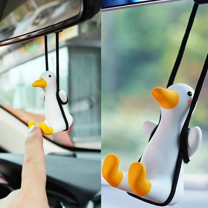 Car Flying Duck Hanging Ornament