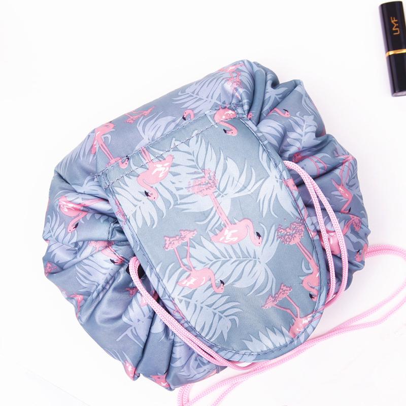 Ultimate cosmetic bag with drawstring