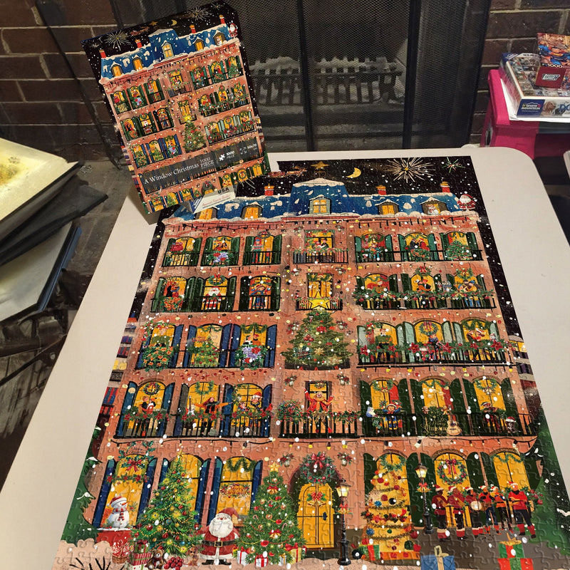 A Window Christmas Jigsaw Puzzle 1000 Pieces