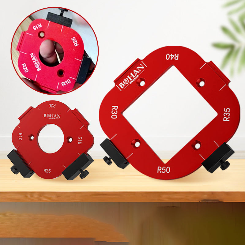 Trimmer Cutting R Angle Arc Template