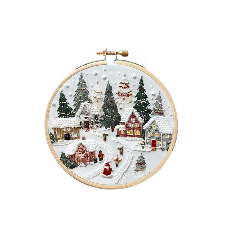 Christmas embroidery material pack