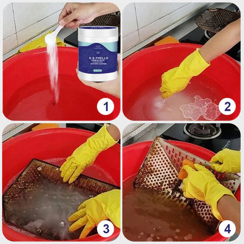 Kitchen Degreaser Cleaning Agent Powerful Oil Stain Powder