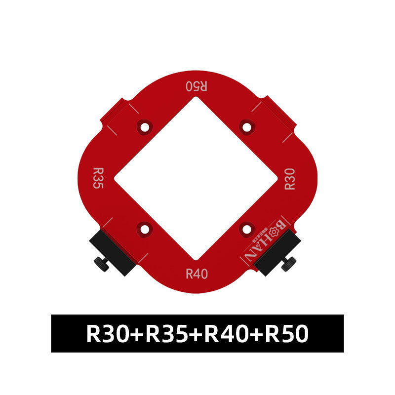 Trimmer Cutting R Angle Arc Template