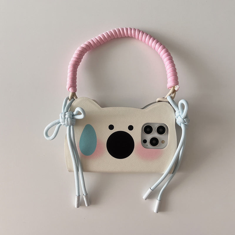 Insta-Style Cartoon Westie Flip Phone Case