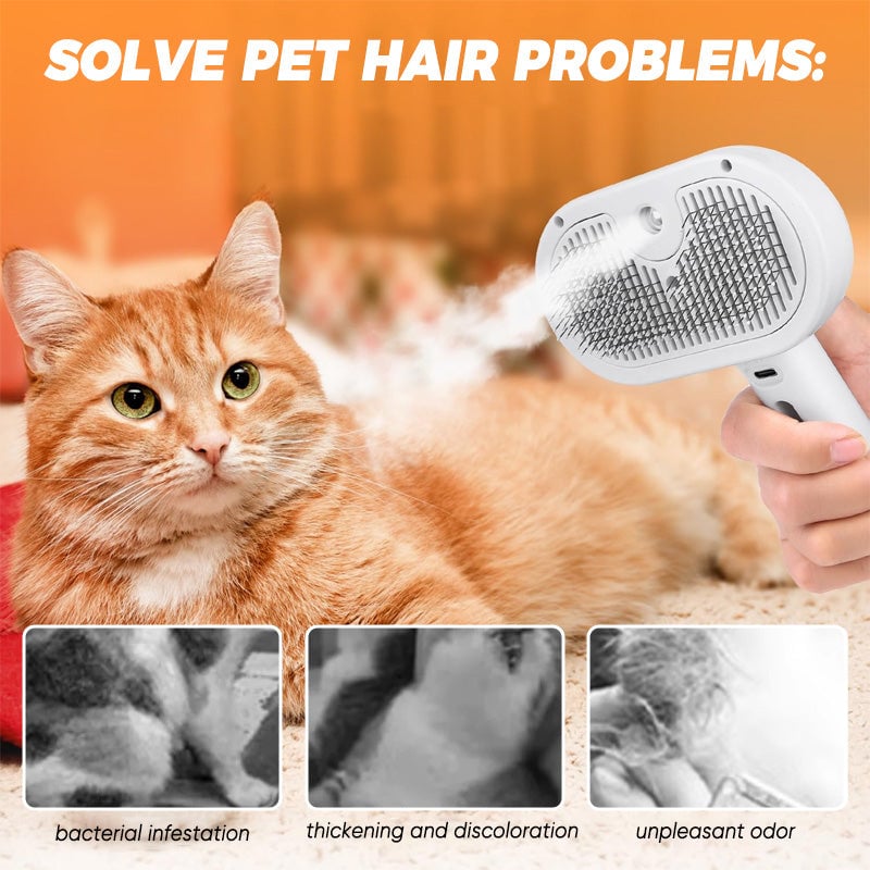 Sunnook 3 in 1 Spray Cat Brush