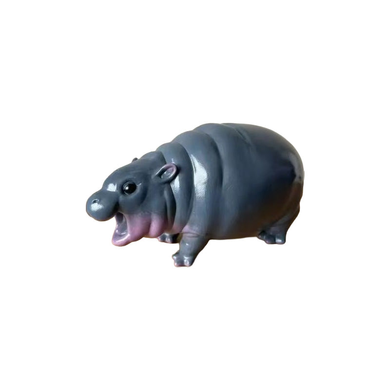 Cartoon Hippopotamus Ornaments