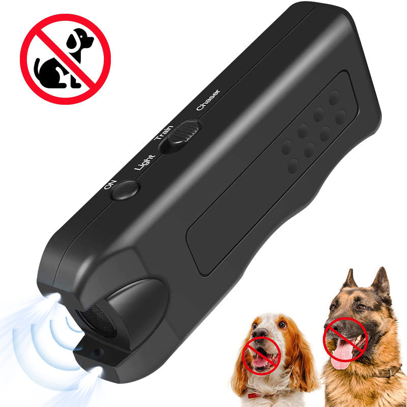 Handheld Bark Control Luminous Ultrasonic Animal Repeller