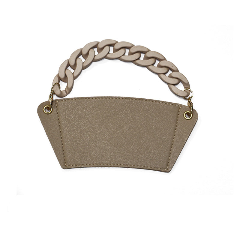 Coffee cup cover with chain