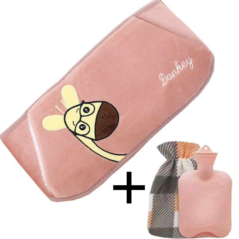 Plush Refillable Hot Water Bottle Belt