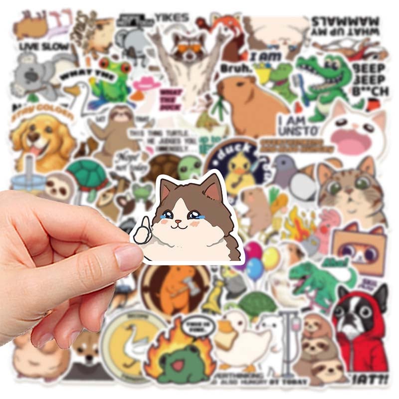 50 Funny Animal stickers