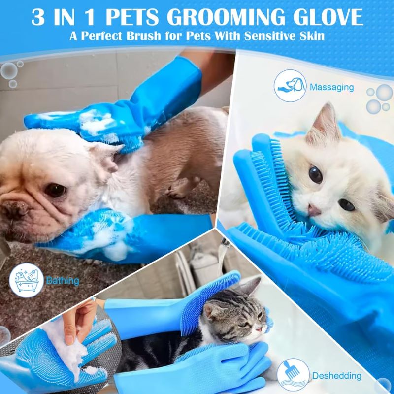 Pet Grooming Gloves