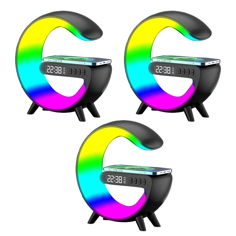 G-shaped Led Wireless Charging Speaker