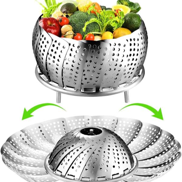 Stainless Steel Folding Steamer Basket