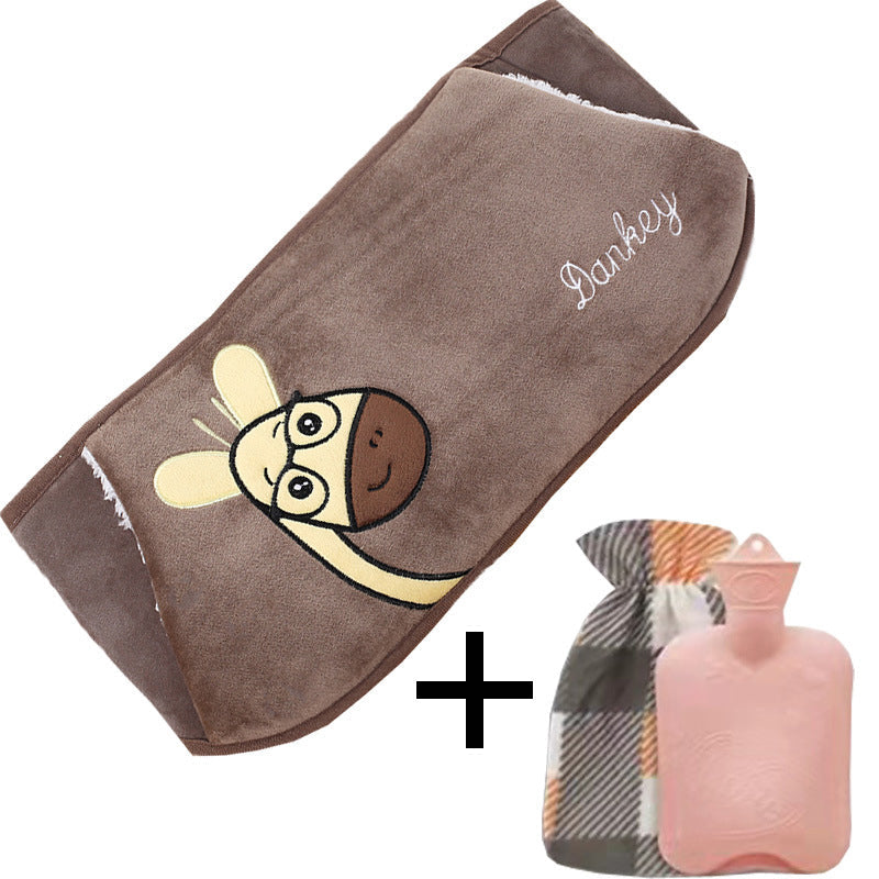 Plush Refillable Hot Water Bottle Belt