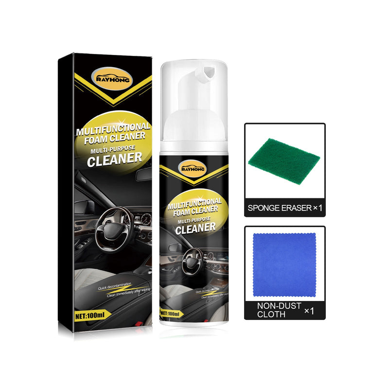 Multi-Purpose Automotive Interior Foam Cleaner Set