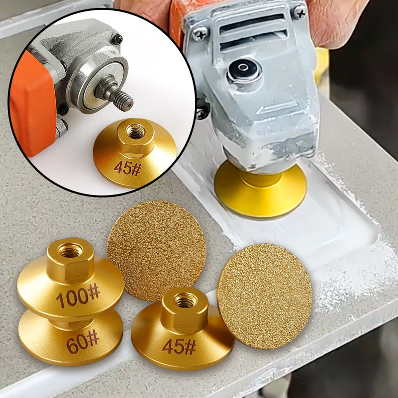 2-Inch Diamond Grinding & Polishing Pad for Angle Grinder Tool