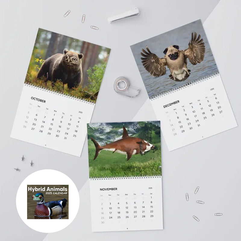 2025 Hybrid Animals Calendar