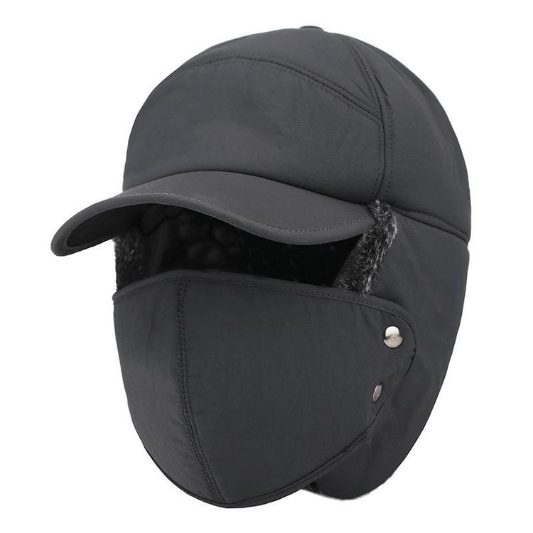 Unisex windproof & warm & ear protection & face protection hat