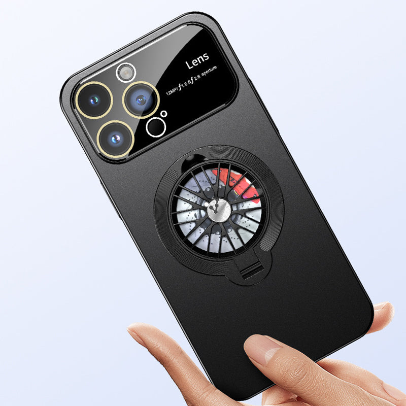 Rotating gyroscope phone case