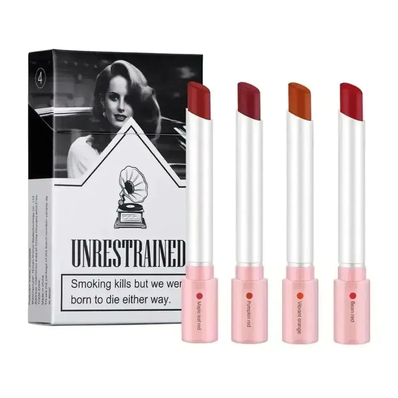 Matte Cigarette Lipstick Pack Set