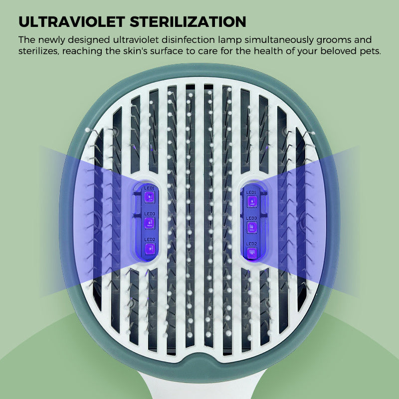 UV sterilization pet comb
