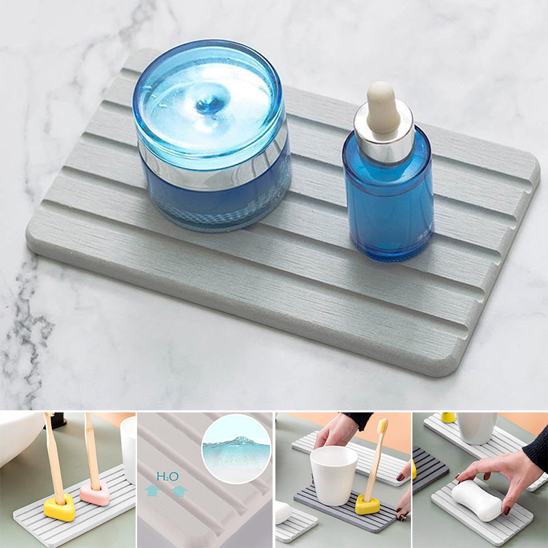 Water Absorbent Diatomite Coasters Rectangle
