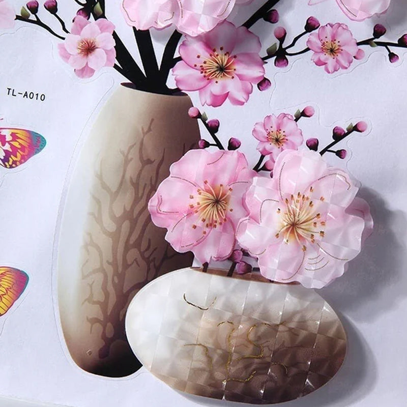 3D Vase Sticker