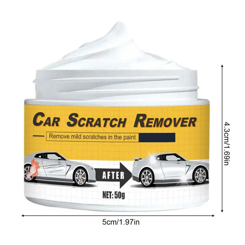 Scratch repair wax