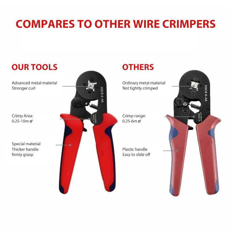 🔥Ratchet Tubular Terminal Wire Crimpers Set