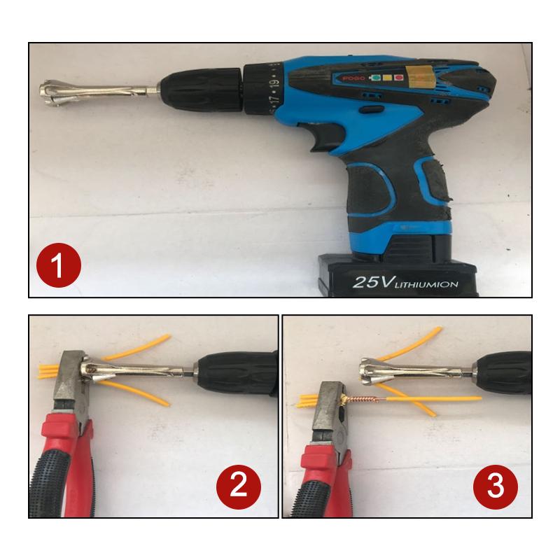 Wire Stripping And Twisting Tool