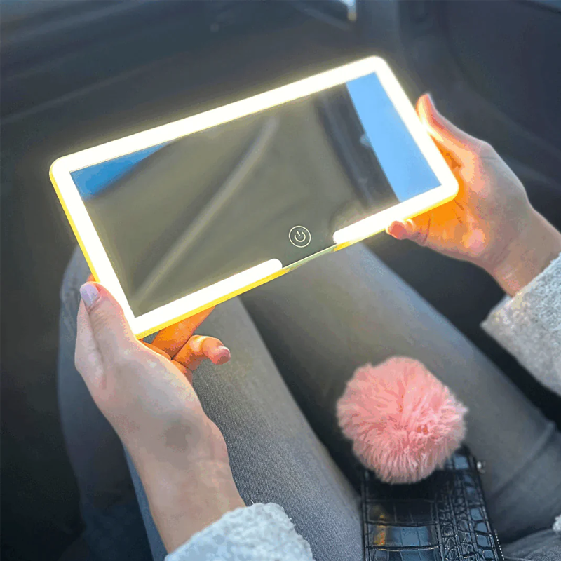 Car LED Sun Visor Vanity Mirror