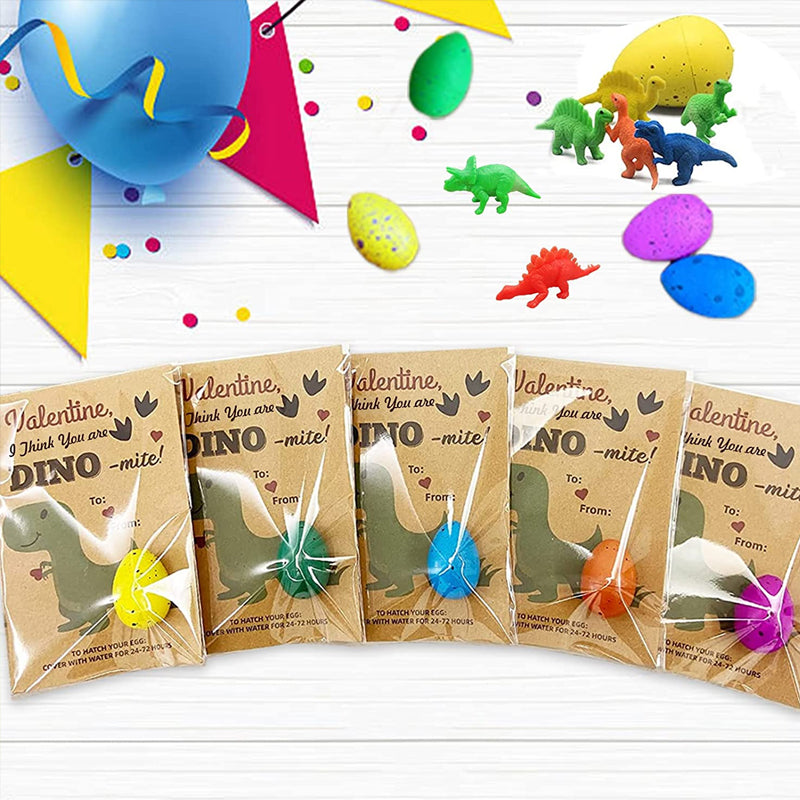 2024 Easter's Day Cards With Dinosaur Eggs 24pcs/Set