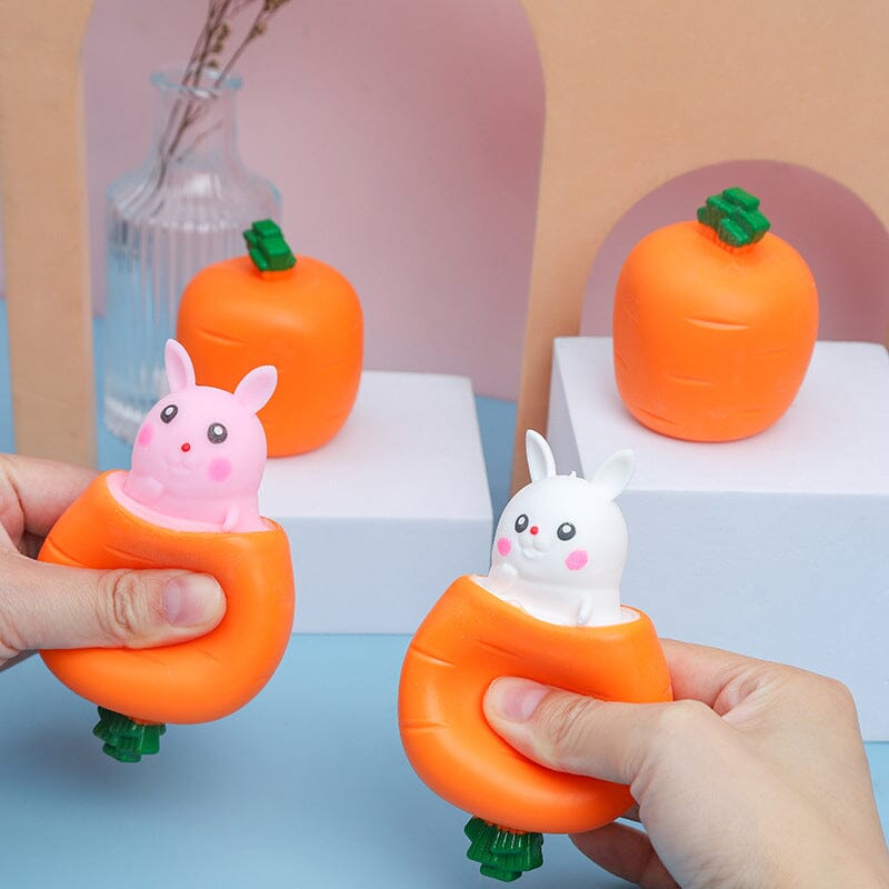 Carrot Bunny Squeeze Toy