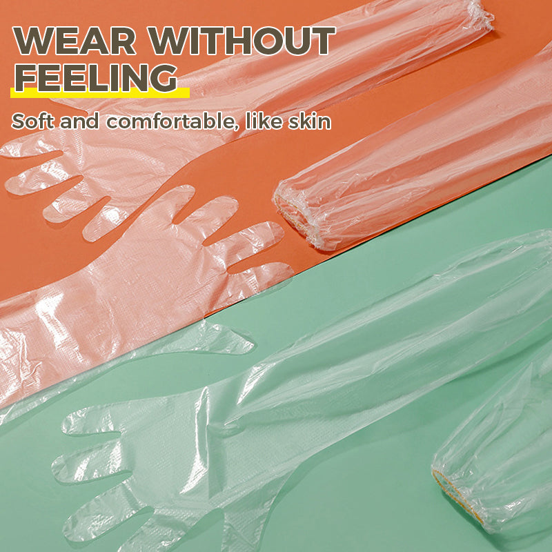 Disposable Long-Sleeved Gloves