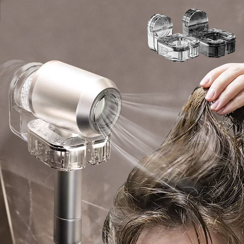 Rotating Hair Dryer Rack Punch-Free